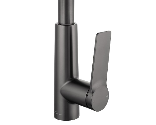 Смеситель для кухни Wonzon & Woghand WW-A20782-BGG цвет Темный графит