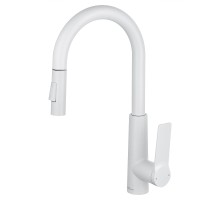 Смеситель для кухни Wonzon & Woghand WW-A20782-MW цвет Белый матовый