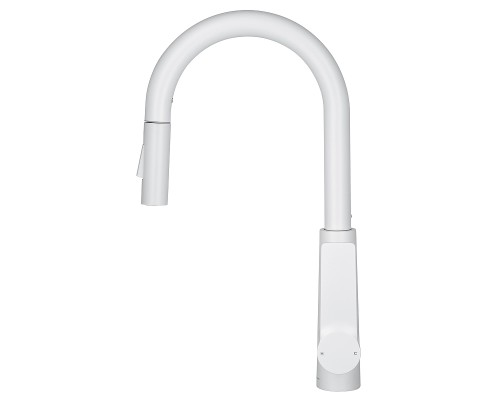 Смеситель для кухни Wonzon & Woghand WW-A20782-MW цвет Белый матовый