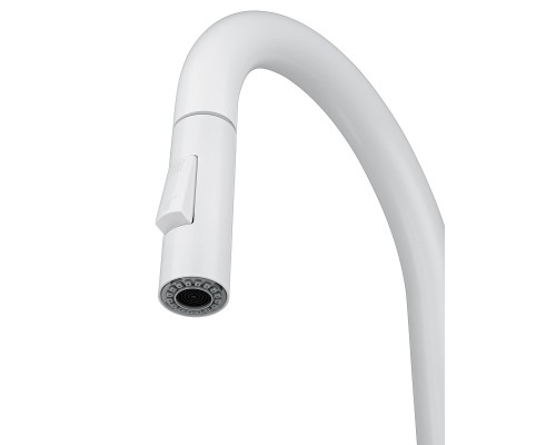 Смеситель для кухни Wonzon & Woghand WW-A20782-MW цвет Белый матовый