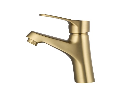 Смеситель для раковины Wonzon & Woghand WW-A40212-BG цвет Брашированное золото