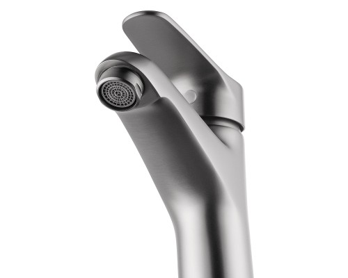 Смеситель для раковины Wonzon & Woghand WW-A40212-BGG цвет Темный графит