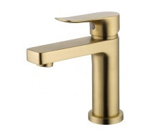 Смеситель для раковины Wonzon & Woghand WW-A40222-BG цвет Брашированное золото