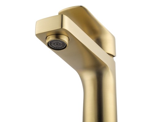 Смеситель для раковины Wonzon & Woghand WW-A40222-BG цвет Брашированное золото