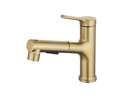 Смеситель для раковины Wonzon & Woghand WW-A40862-BG цвет Брашированное золото