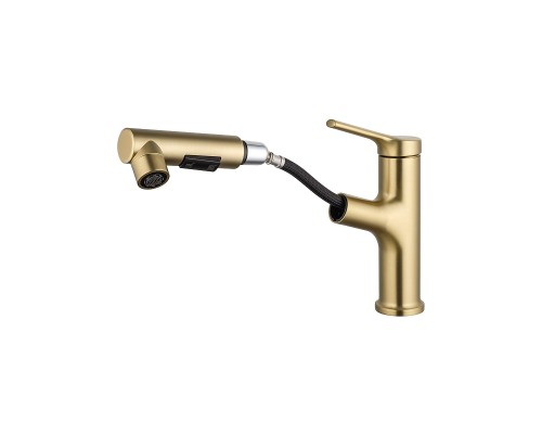 Смеситель для раковины Wonzon & Woghand WW-A40862-BG цвет Брашированное золото