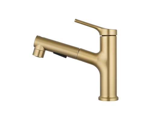 Смеситель для раковины Wonzon & Woghand WW-A40862-BG цвет Брашированное золото