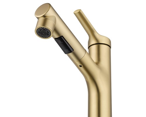 Смеситель для раковины Wonzon & Woghand WW-A40862-BG цвет Брашированное золото