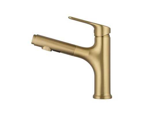 Смеситель для раковины Wonzon & Woghand WW-AE4151-BG цвет Брашированное золото