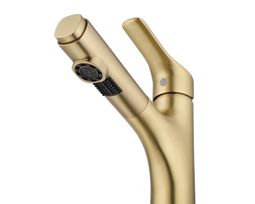 Смеситель для раковины Wonzon & Woghand WW-AE4151-BG цвет Брашированное золото