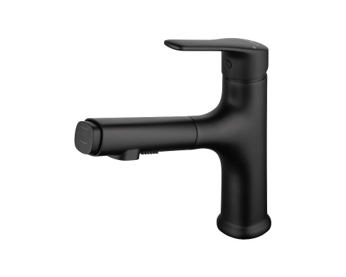 Смеситель для раковины Wonzon & Woghand WW-AE4151-MB цвет Черный матовый