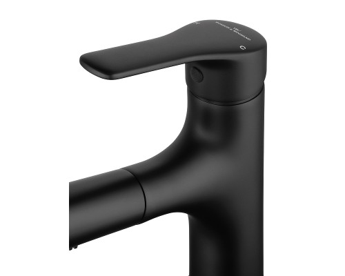 Смеситель для раковины Wonzon & Woghand WW-AE4151-MB цвет Черный матовый