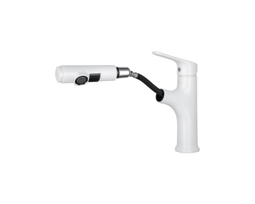 Смеситель для раковины Wonzon & Woghand WW-AE4151-MW цвет Белый матовый