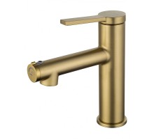 Смеситель для раковины Wonzon & Woghand WW-H1017-BG цвет Брашированное золото