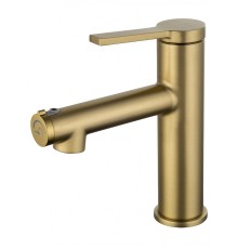 Смеситель для раковины Wonzon & Woghand WW-H1017-BG цвет Брашированное золото