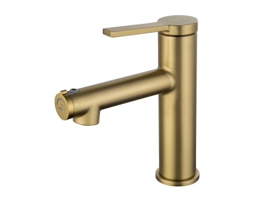 Смеситель для раковины Wonzon & Woghand WW-H1017-BG цвет Брашированное золото