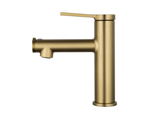 Смеситель для раковины Wonzon & Woghand WW-H1017-BG цвет Брашированное золото