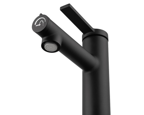 Смеситель для раковины Wonzon & Woghand WW-H1017-MB цвет Черный матовый