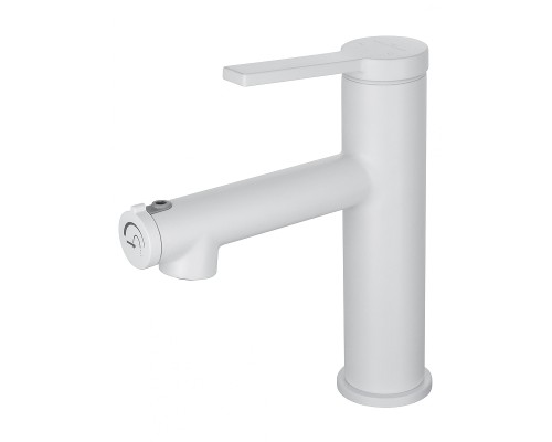 Смеситель для раковины Wonzon & Woghand WW-H1017-MW цвет Белый матовый