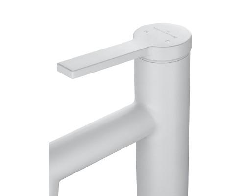 Смеситель для раковины Wonzon & Woghand WW-H1017-MW цвет Белый матовый