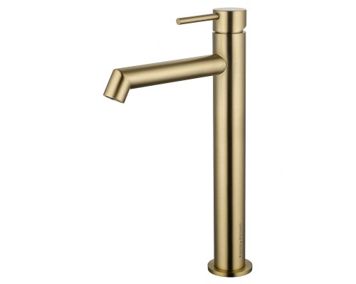 Смеситель для раковины Wonzon & Woghand WW-H1064-BG цвет Брашированное золото