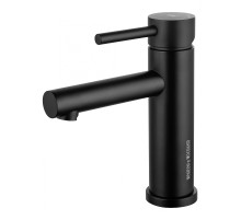 Смеситель для раковины Wonzon & Woghand WW-H9089-MB цвет Черный матовый