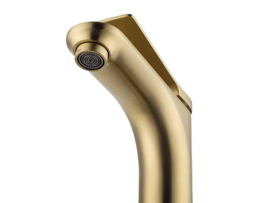 Смеситель для раковины Wonzon & Woghand WW-XH-010-BG цвет Брашированное золото