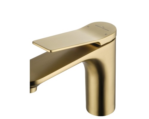 Смеситель для раковины Wonzon & Woghand WW-XH-010-BG цвет Брашированное золото