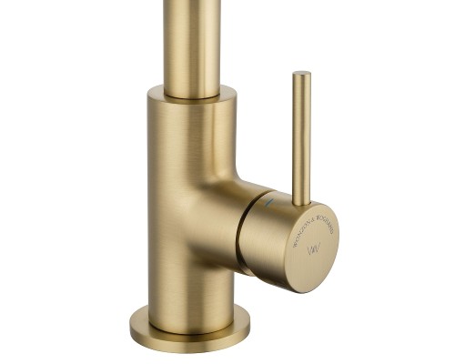 Смеситель для кухни Wonzon & Woghand WW-L1005-BG цвет Брашированное золото