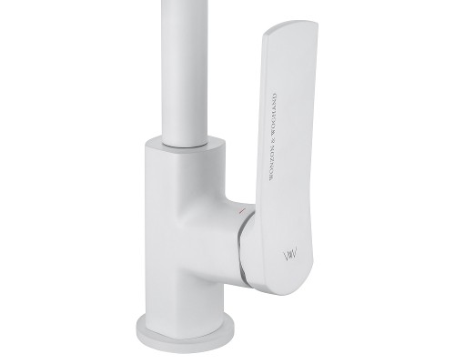 Смеситель для кухни Wonzon & Woghand WW-L1006-MW цвет Белый матовый