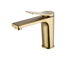 Смеситель для раковины Wonzon & Woghand WW-XH-012-BG цвет Брашированное золото