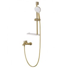 Смеситель для ванны Wonzon & Woghand Alfa WW-AE3201-BG цвет Брашированное золото