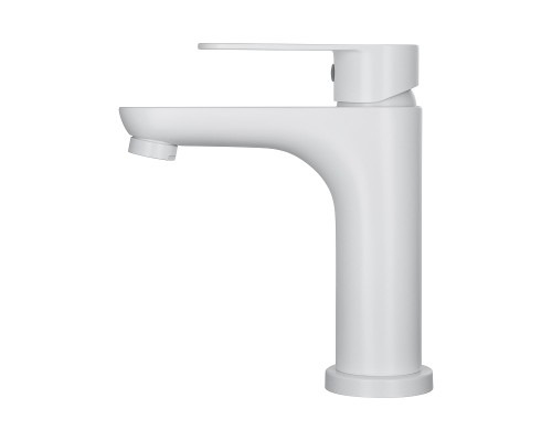 Смеситель для раковины Wonzon & Woghand Alfa WW-A40202-MW цвет Белый матовый