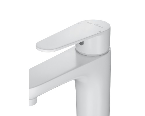 Смеситель для раковины Wonzon & Woghand Alfa WW-A40202-MW цвет Белый матовый