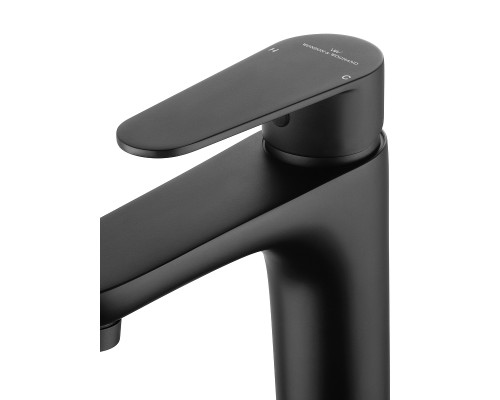 Смеситель для раковины Wonzon & Woghand Alfa WW-A40232-MB цвет Черный матовый