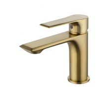 Смеситель для раковины Wonzon & Woghand Brilliant WW-88018079-BG цвет Брашированное золото