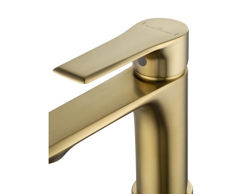 Смеситель для раковины Wonzon & Woghand Brilliant WW-88018079-BG цвет Брашированное золото