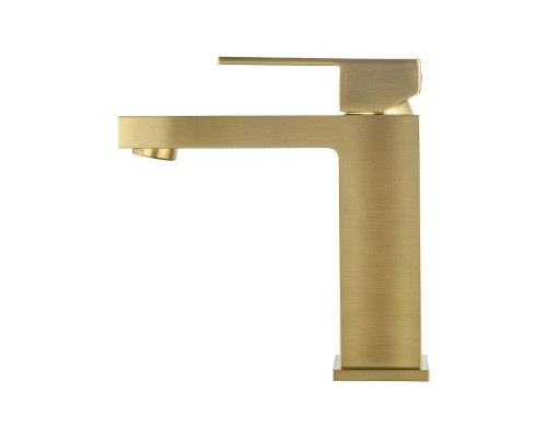 Смеситель для раковины Wonzon & Woghand Cube WW-88139016-BG цвет Брашированное золото