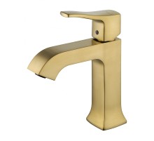 Смеситель для раковины Wonzon & Woghand Flex WW-88018072-BG цвет Брашированное золото