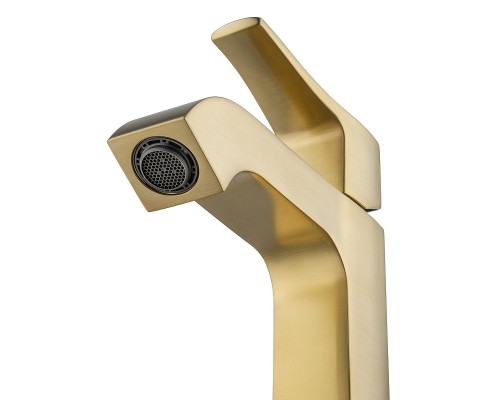 Смеситель для раковины Wonzon & Woghand Flex WW-88018072-BG цвет Брашированное золото