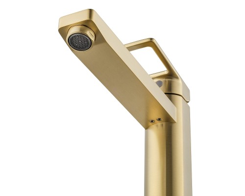 Смеситель для раковины Wonzon & Woghand Frame WW-88239010-BG цвет Брашированное золото