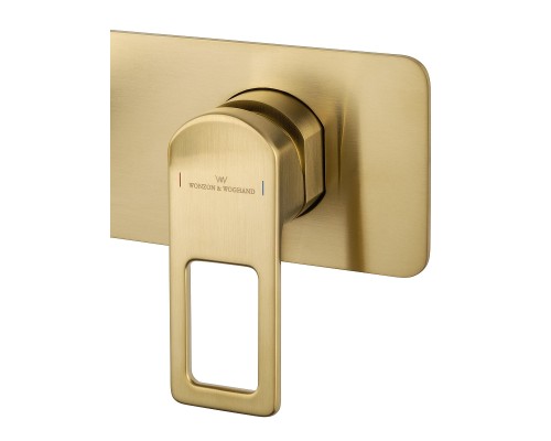 Смеситель для раковины Wonzon & Woghand Frame WW-88869010-BG цвет Брашированное золото
