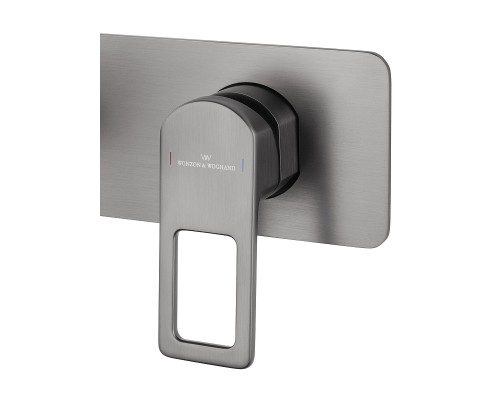 Смеситель для раковины Wonzon & Woghand Frame WW-88869010-BGM цвет Темный графит