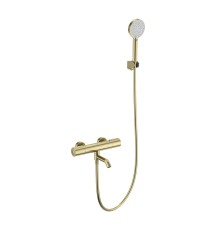 Смеситель для ванны Wonzon & Woghand Inn WW-A2006-A1-BG с термостатом цвет Брашированное золото