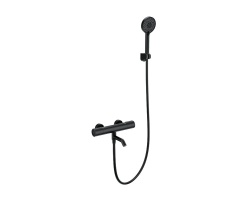 Смеситель для ванны Wonzon & Woghand Inn WW-A2006-A1-MB с термостатом цвет Черный матовый