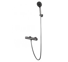 Смеситель для душа Wonzon & Woghand Inn WW-A2006-A-BGG с термостатом цвет Темный графит