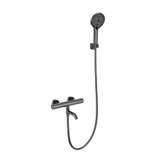 Смеситель для ванны Wonzon & Woghand Inn WW-B3013-A1-BGG с термостатом цвет Темный графит