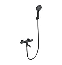 Смеситель для ванны Wonzon & Woghand Inn WW-B3013-A1-MB с термостатом цвет Черный матовый