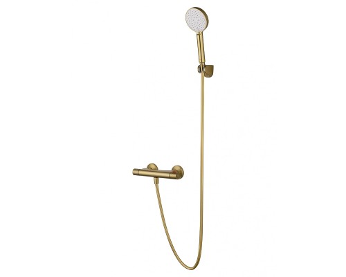Смеситель для душа Wonzon & Woghand Inn WW-B2005-A-BG с термостатом цвет Брашированное золото