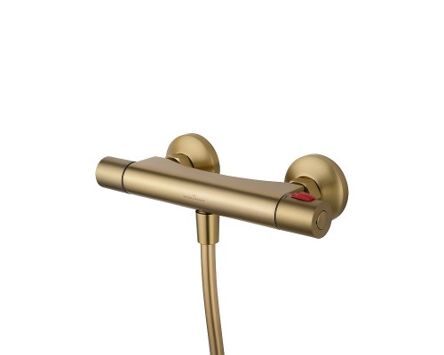 Смеситель для душа Wonzon & Woghand Inn WW-B2005-A-BG с термостатом цвет Брашированное золото